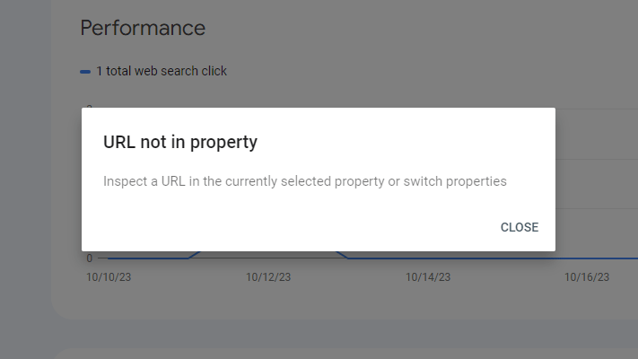 Easily fix URL not in property Google Search Console Error