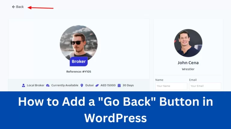 How to Add a “Go Back” Button in WordPress (2 Easy Methods)